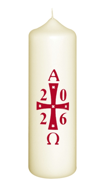 Ostertischkerze 170/50 mm, Dek. 378